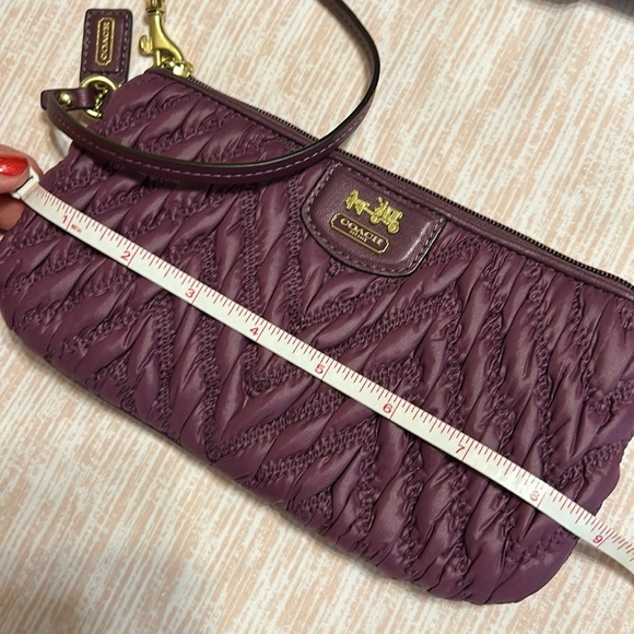 Coach 70th Anniversary Edition Purple Pleated set Madison Sophia. RARE - Picture 6 of 16